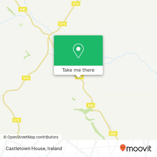 Castletown House map