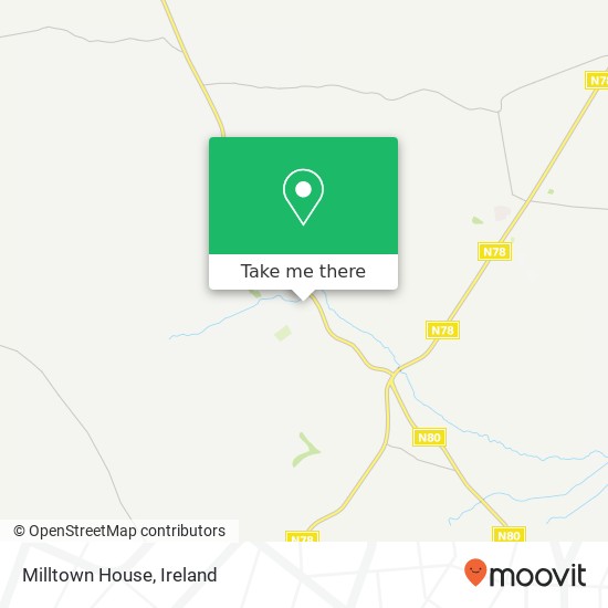 Milltown House map