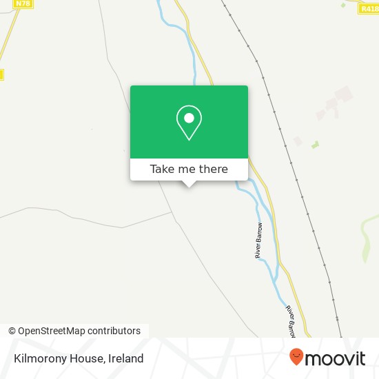 Kilmorony House map