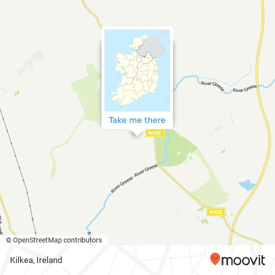 Kilkea map