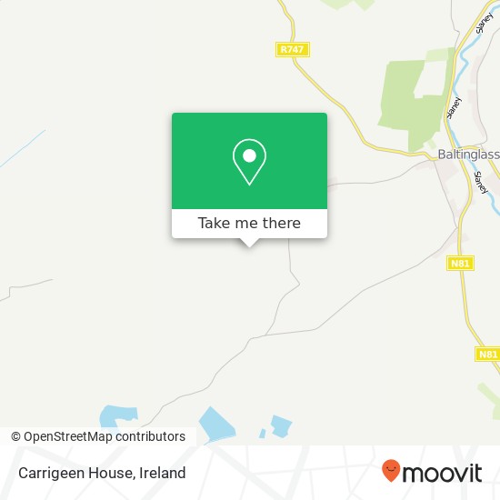 Carrigeen House map