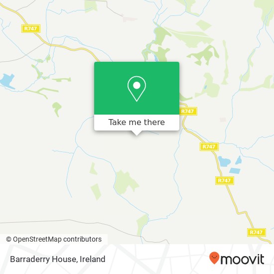 Barraderry House map