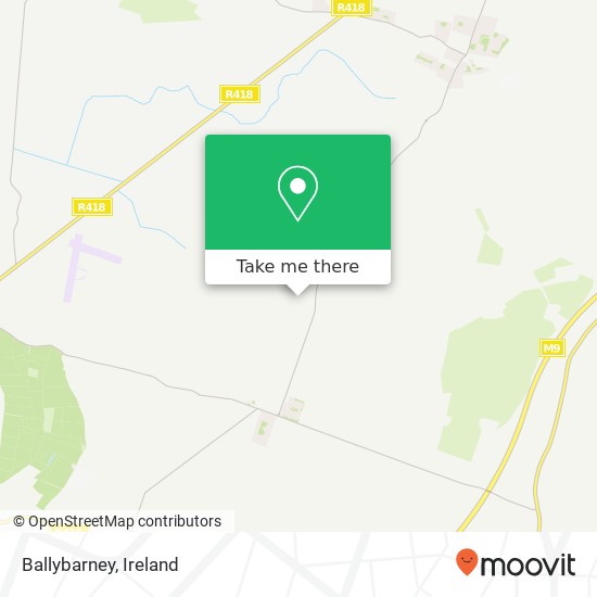 Ballybarney map