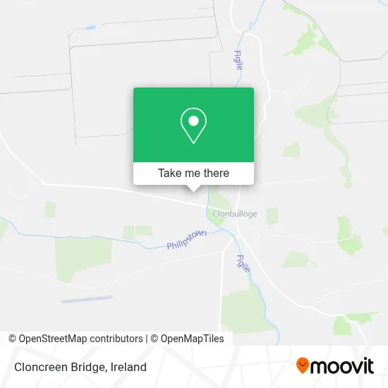 Cloncreen Bridge map