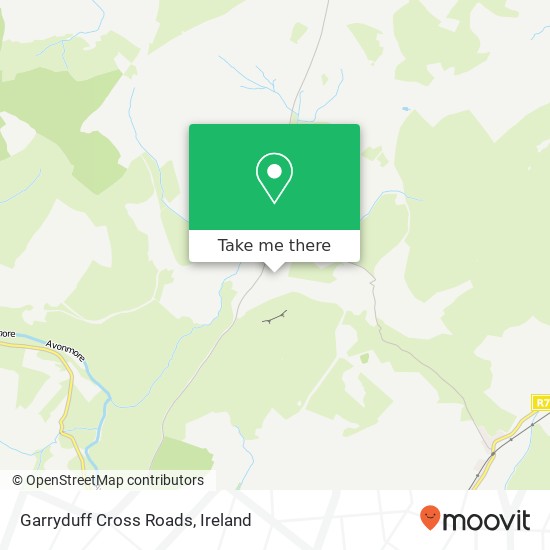 Garryduff Cross Roads map