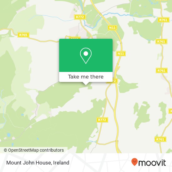 Mount John House map