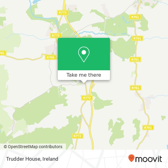 Trudder House map