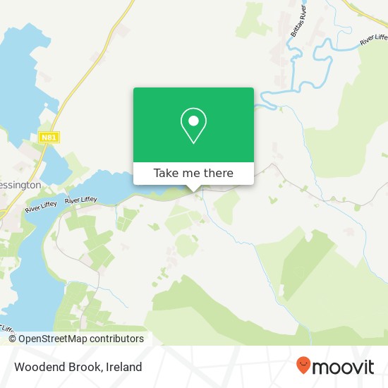 Woodend Brook map