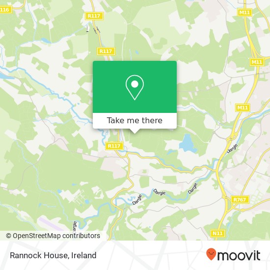 Rannock House map