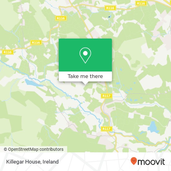 Killegar House map