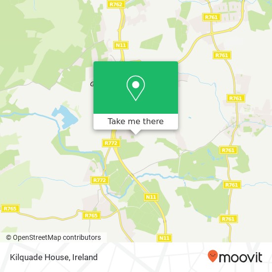 Kilquade House map
