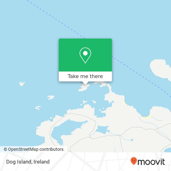 Dog Island map
