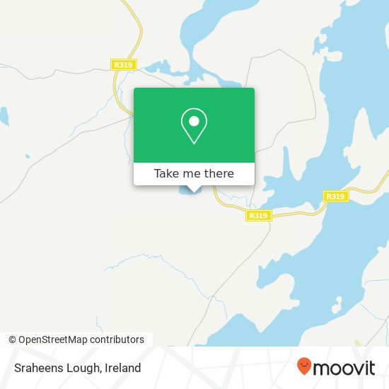 Sraheens Lough map