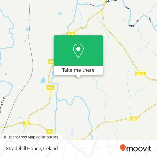 Stradehill House map