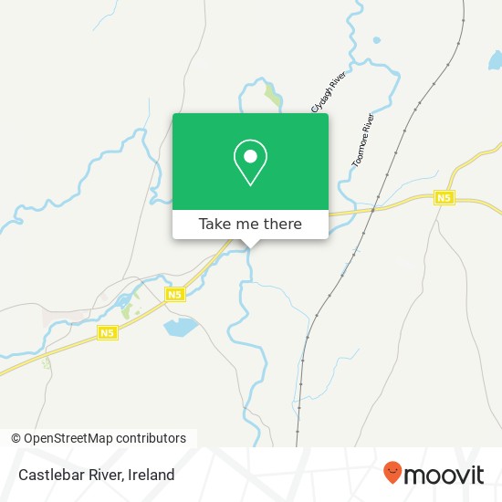 Castlebar River map