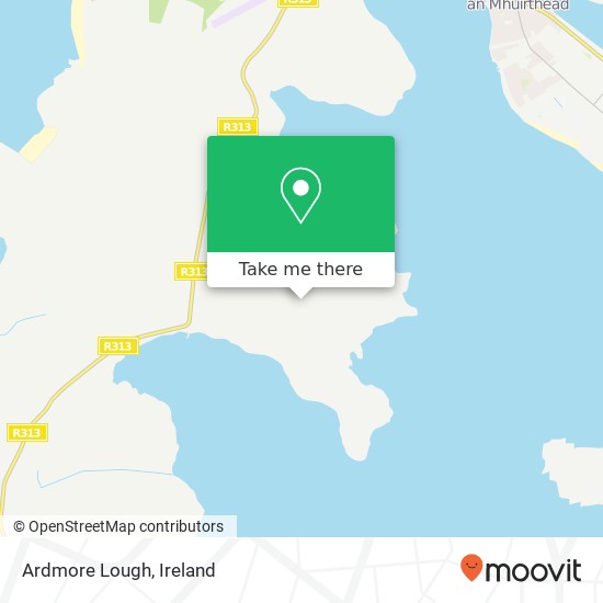 Ardmore Lough map