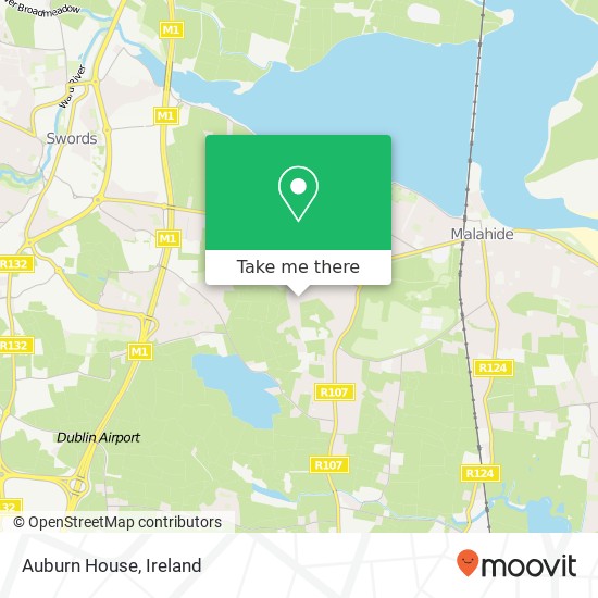 Auburn House map