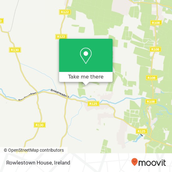 Rowlestown House map