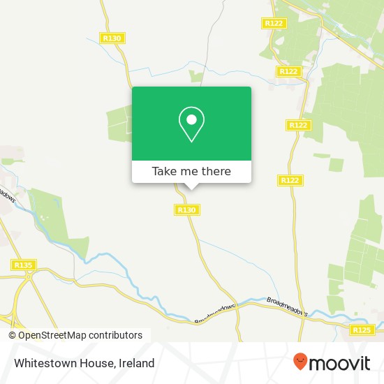 Whitestown House map