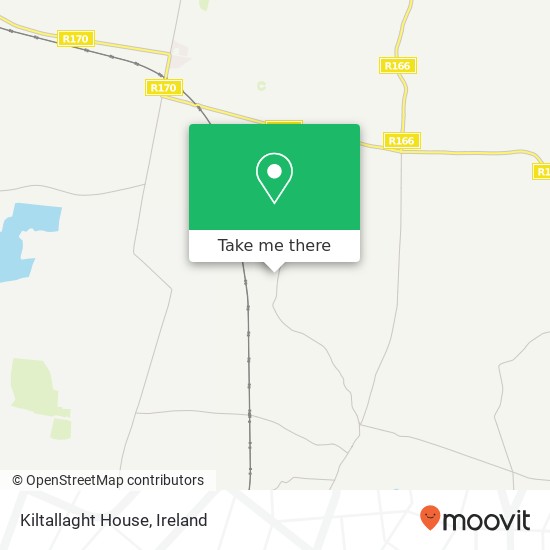 Kiltallaght House map