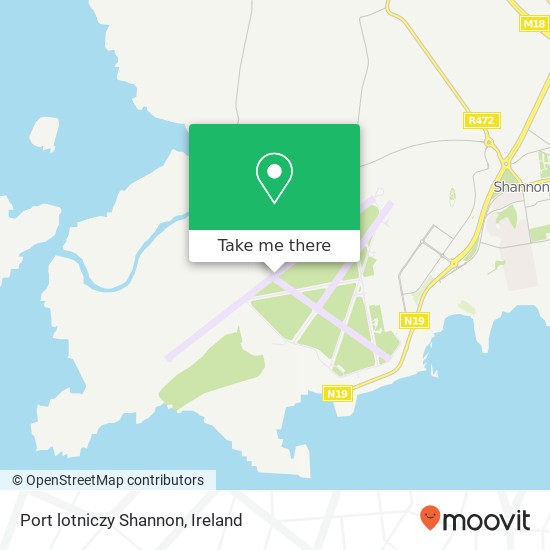 Port lotniczy Shannon map