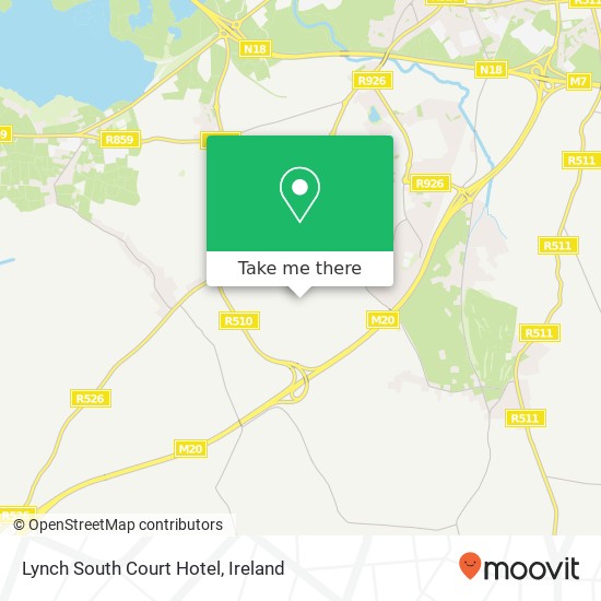 Lynch South Court Hotel map