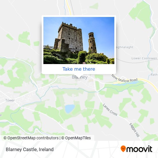 Blarney Castle map