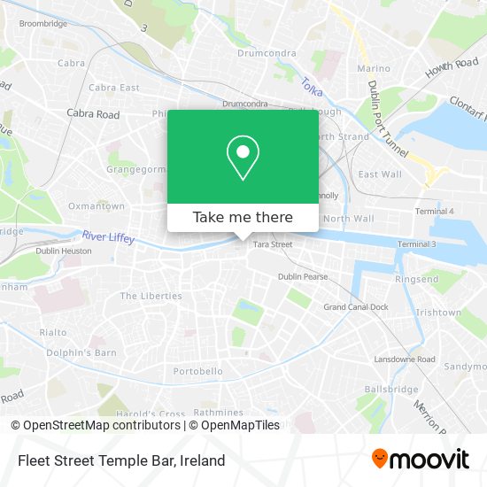 Fleet Street Temple Bar map