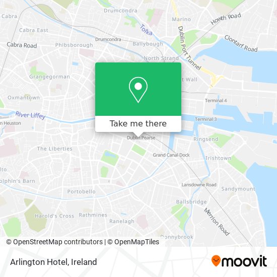 Arlington Hotel map