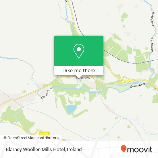 Blarney Woollen Mills Hotel map