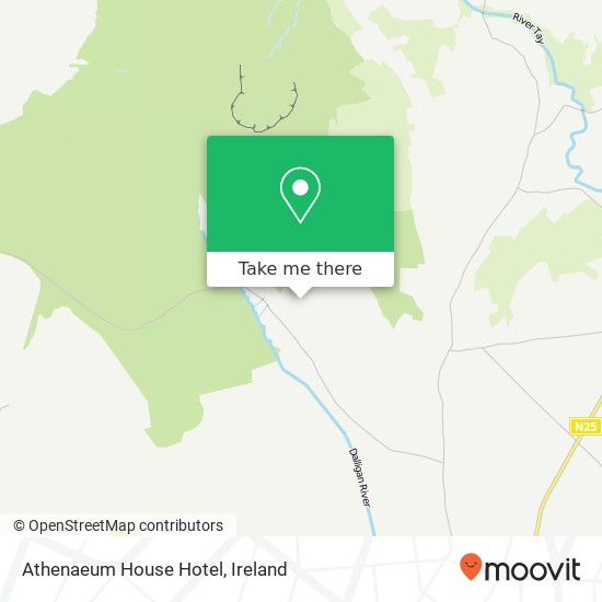 Athenaeum House Hotel map