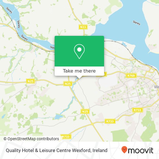 Quality Hotel & Leisure Centre Wexford map