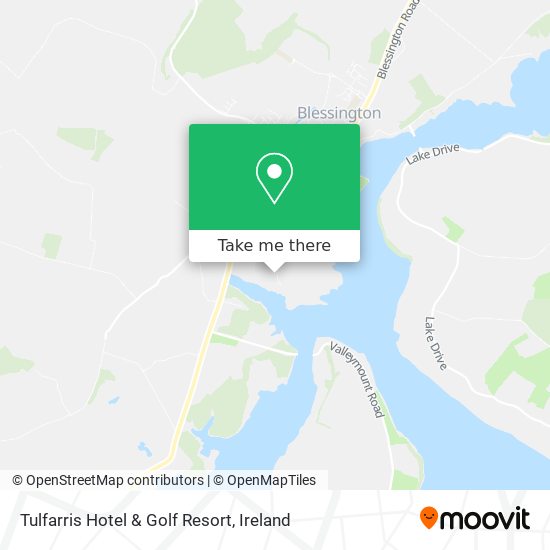 Tulfarris Hotel & Golf Resort map