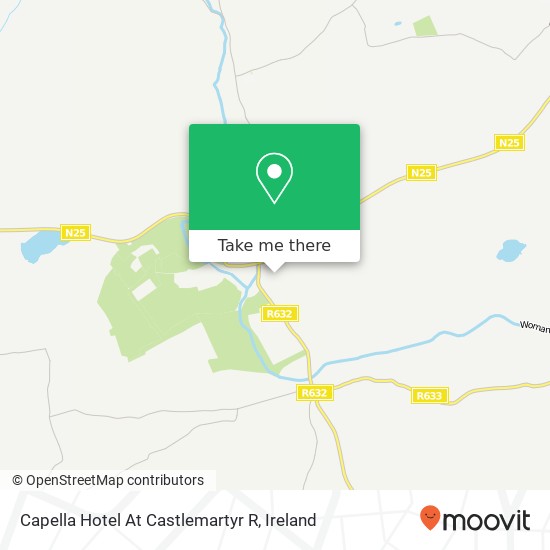 Capella Hotel At Castlemartyr R map