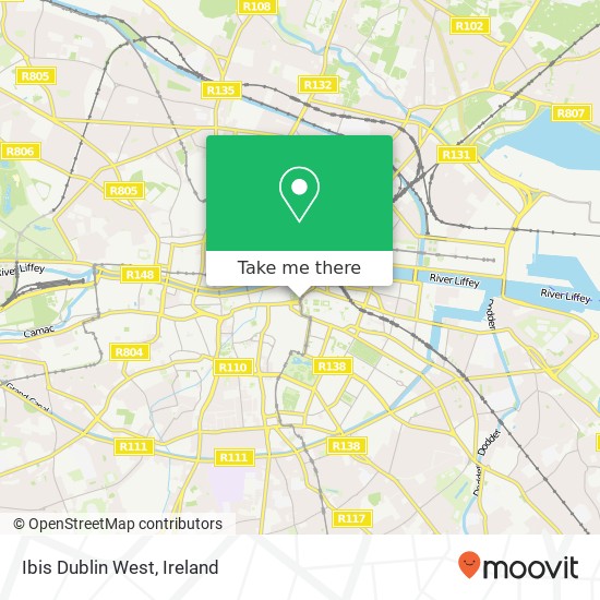 Ibis Dublin West map