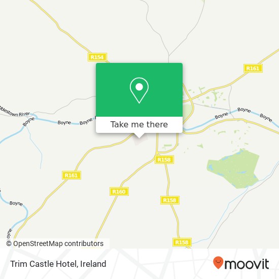 Trim Castle Hotel map