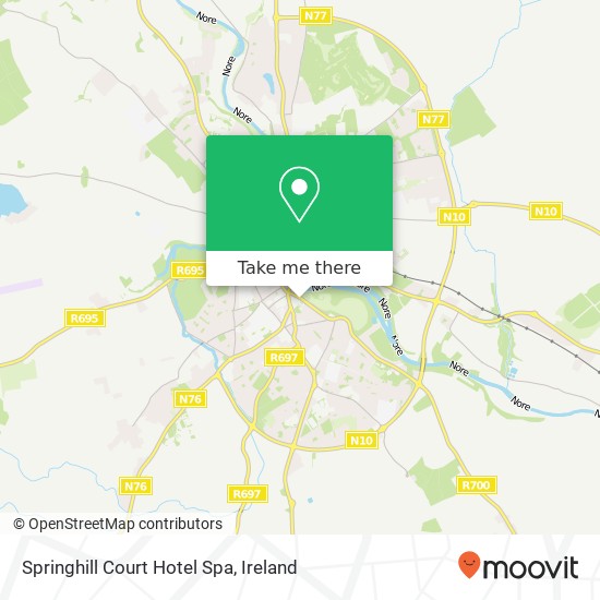 Springhill Court Hotel Spa map
