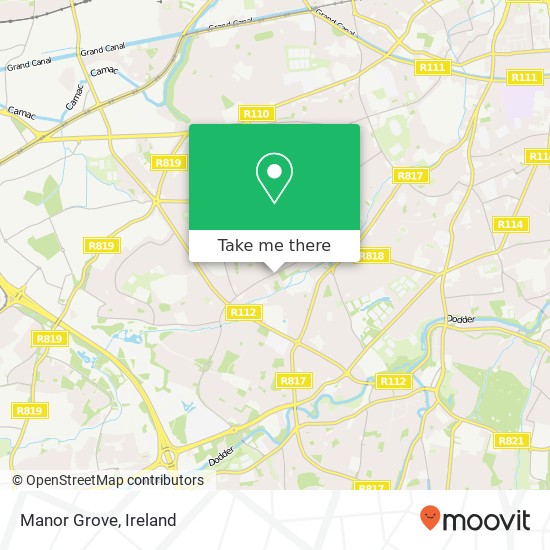 Manor Grove map