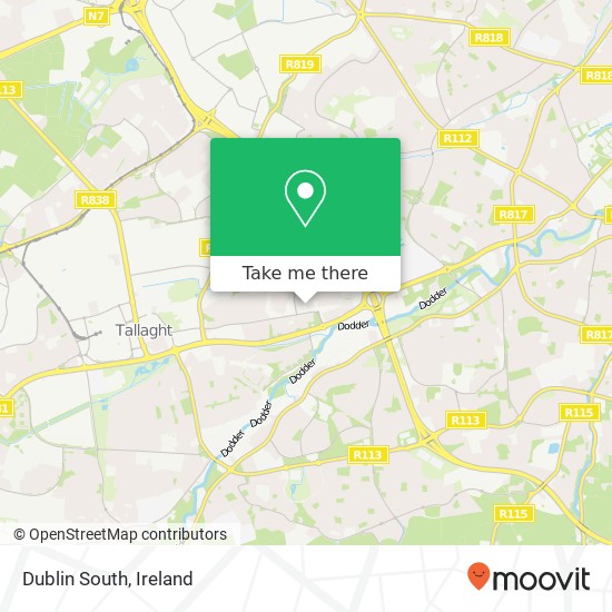 Dublin South map