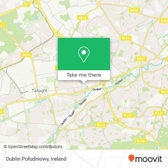Dublin Południowy map