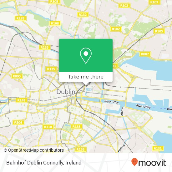 Bahnhof Dublin Connolly plan