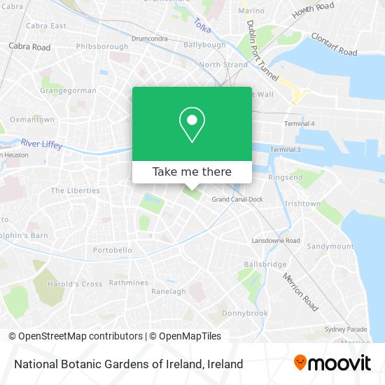 National Botanic Gardens of Ireland map