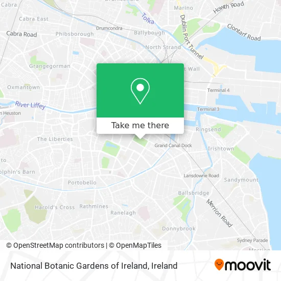 Botanic Gardens Dublin Map How To Get To National Botanic Gardens Of Ireland In Dublin By Bus, Light  Rail Or Train?