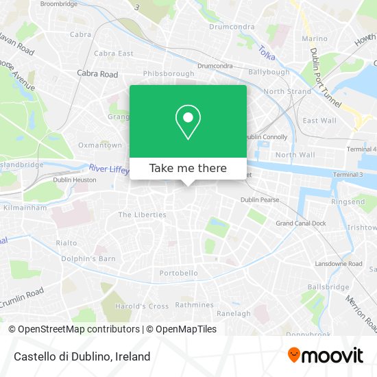 Castello di Dublino map