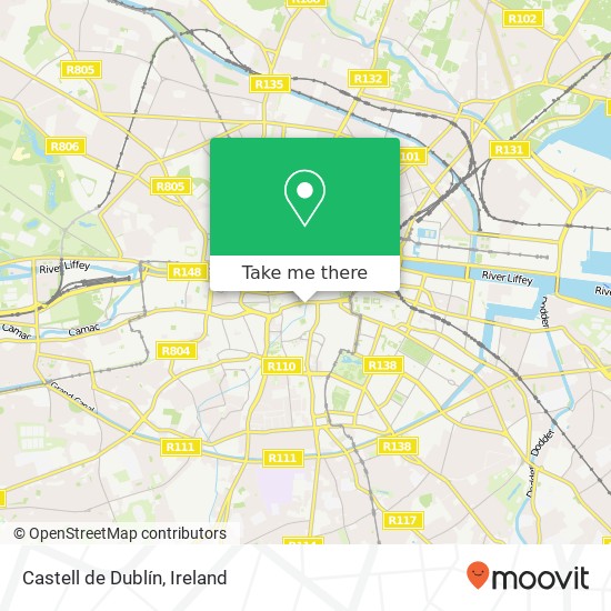 Castell de Dublín map