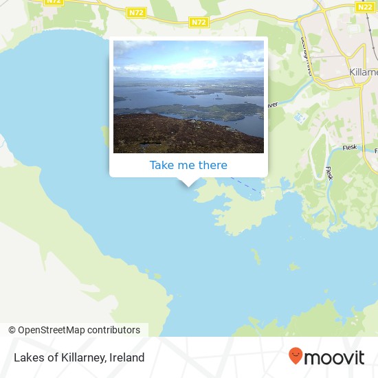 Lakes of Killarney map