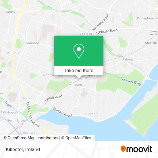 Killester map
