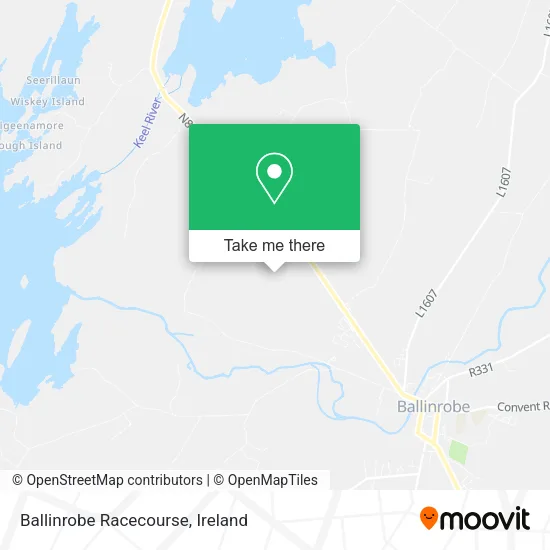 Ballinrobe Racecourse map