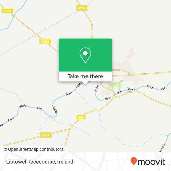 Listowel Racecourse map