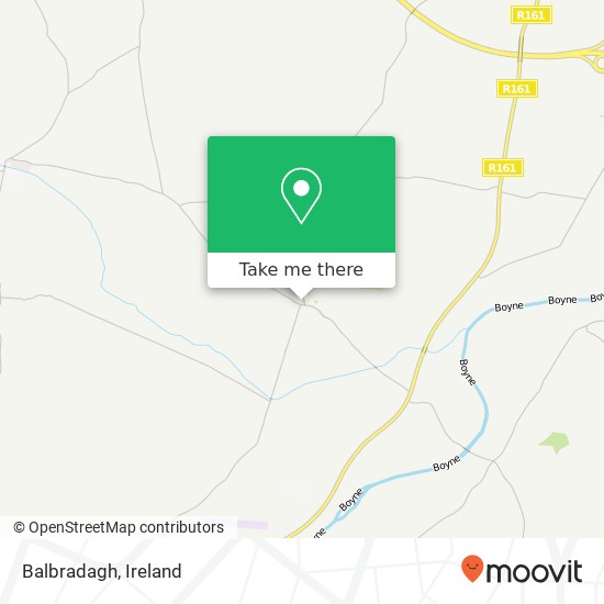 Balbradagh map